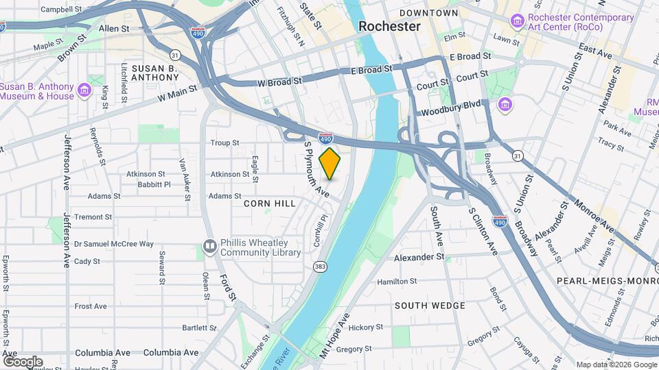 158 S Fitzhugh St Map and Location Details