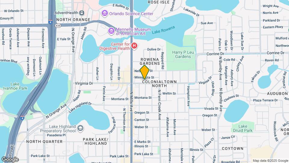 1245 Virginia Dr Map and Location Details