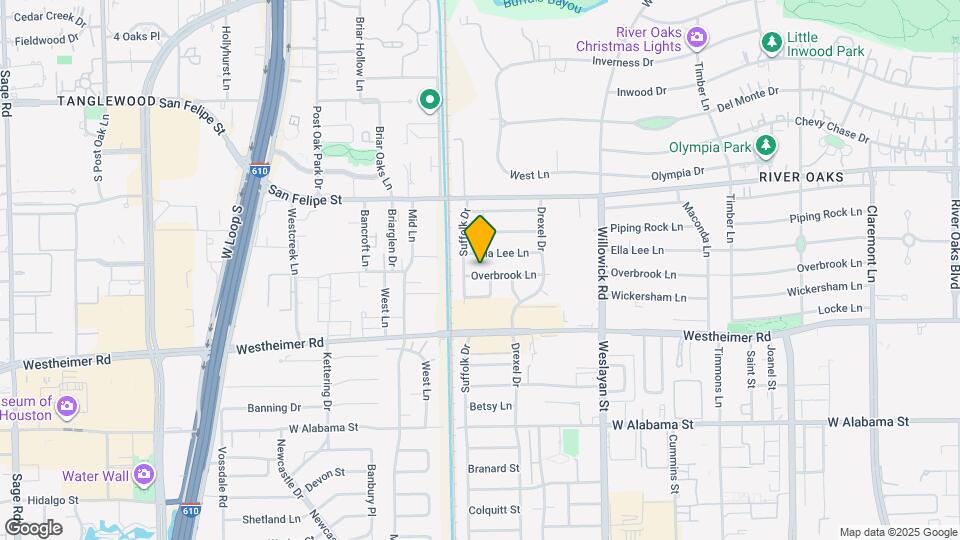 4040 Overbrook Ln Map and Location Details