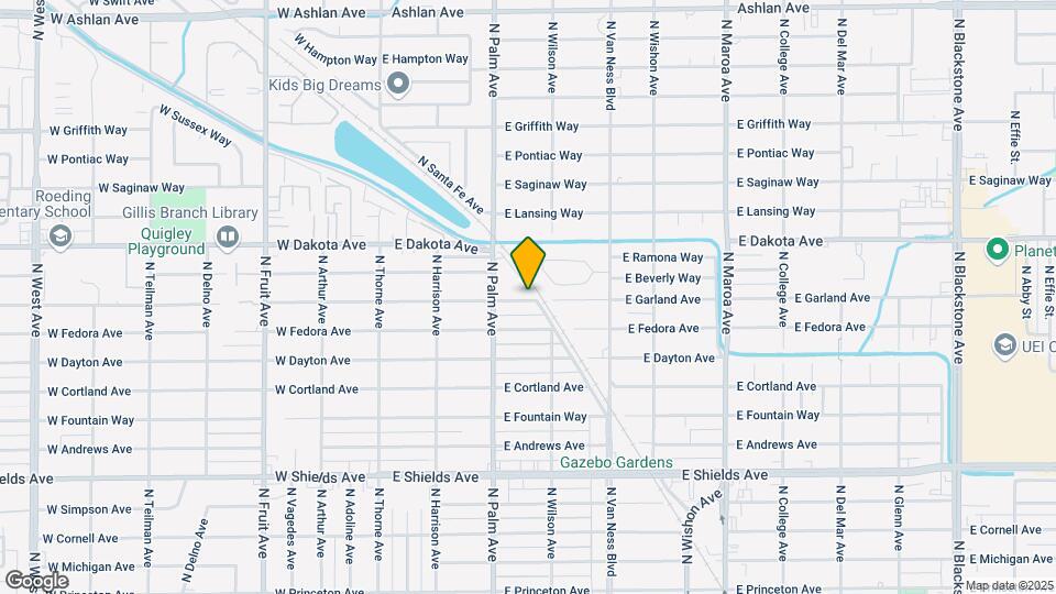 411 E Garland Ave, Unit 411 Mapa y Detalles de la Ubicación