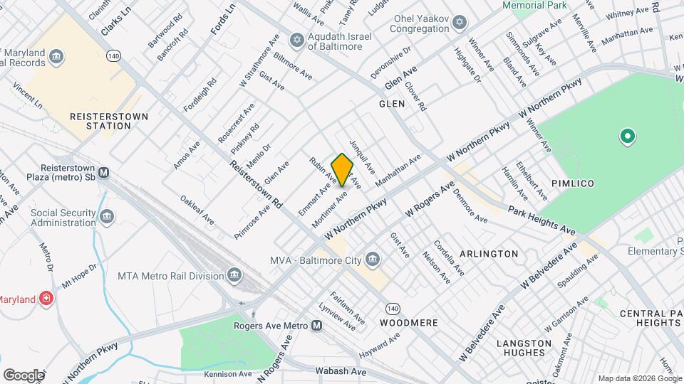 3912 Mortimer Ave Map and Location Details