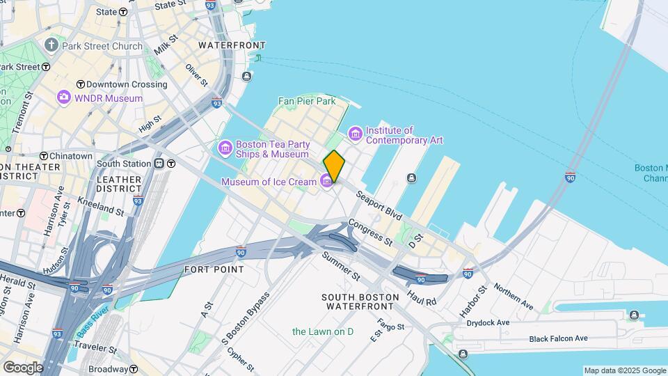 121 Seaport Blvd Map and Location Details