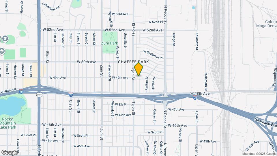 1905 W 49th Ave Mapa y Detalles de la Ubicación