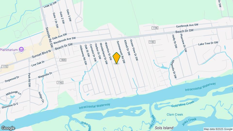 1886 Whispering Pine St SW Map and Location Details