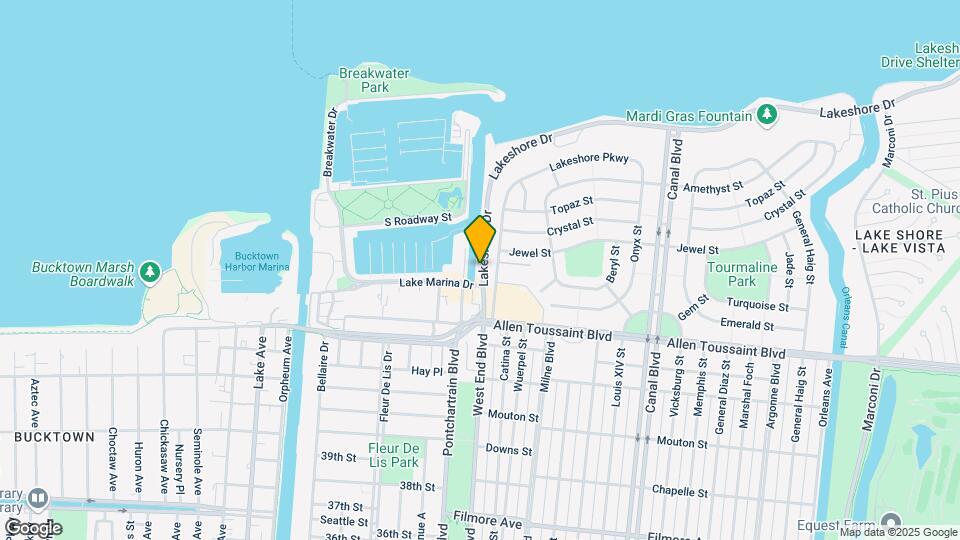 7300 Lakeshore Dr Map and Location Details