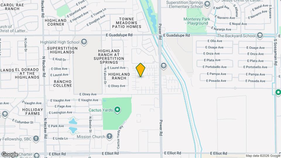 4681 E Redfield Rd Mapa y Detalles de la Ubicación
