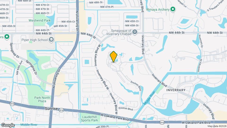 7080 Environ Blvd Mapa y Detalles de la Ubicación