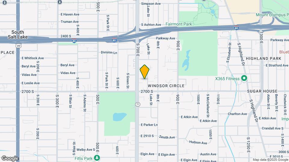 2604 S Lake St Map and Location Details