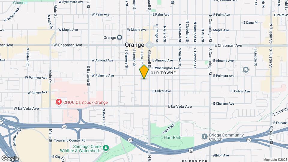 331 S Olive St Map and Location Details
