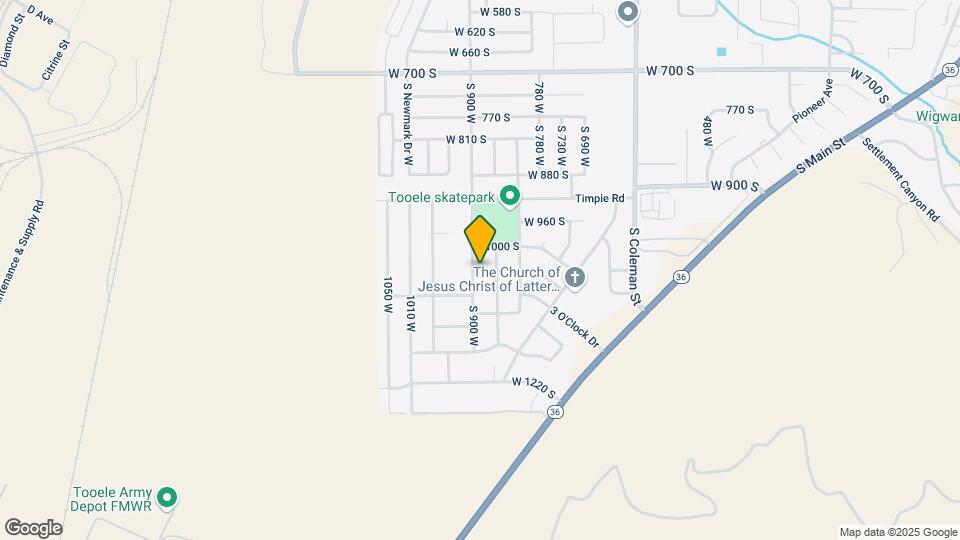 1031 S 900 W Map and Location Details