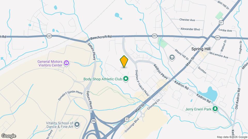 4004 Crest Ridge Cv Map and Location Details