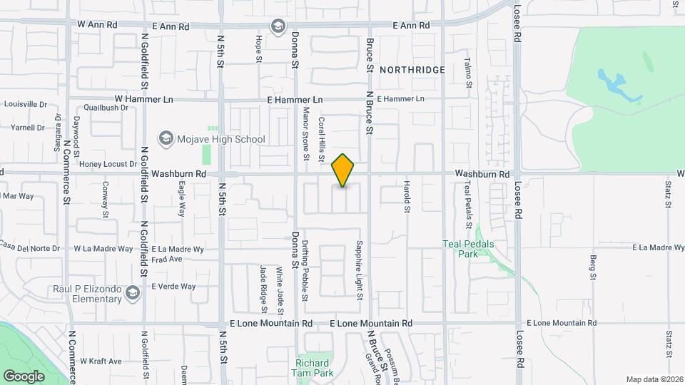 5123 Topaz Sand St Map and Location Details