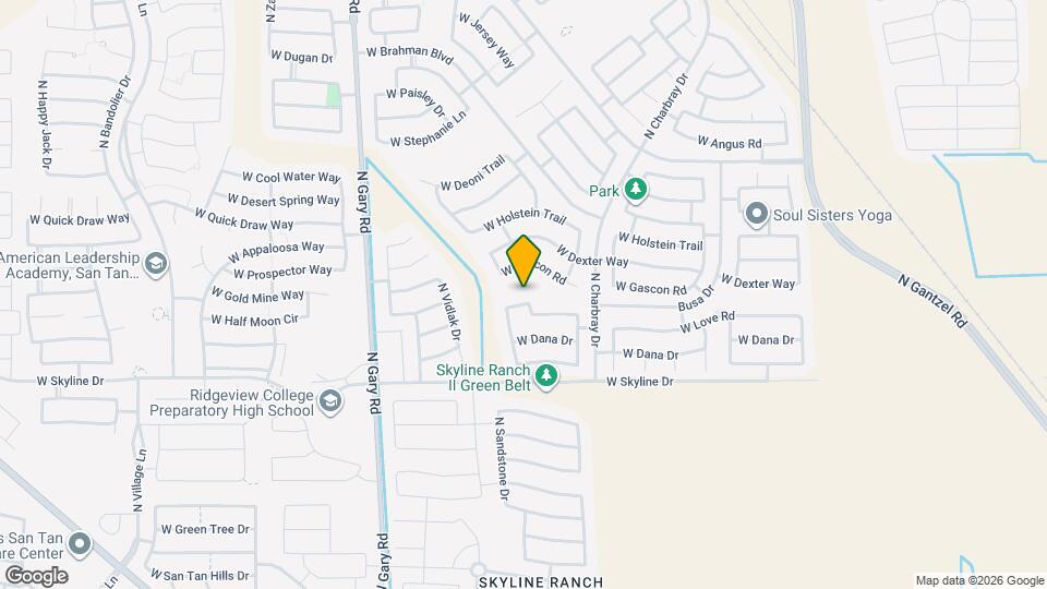 880 W Busa Dr, Unit Studio Map and Location Details