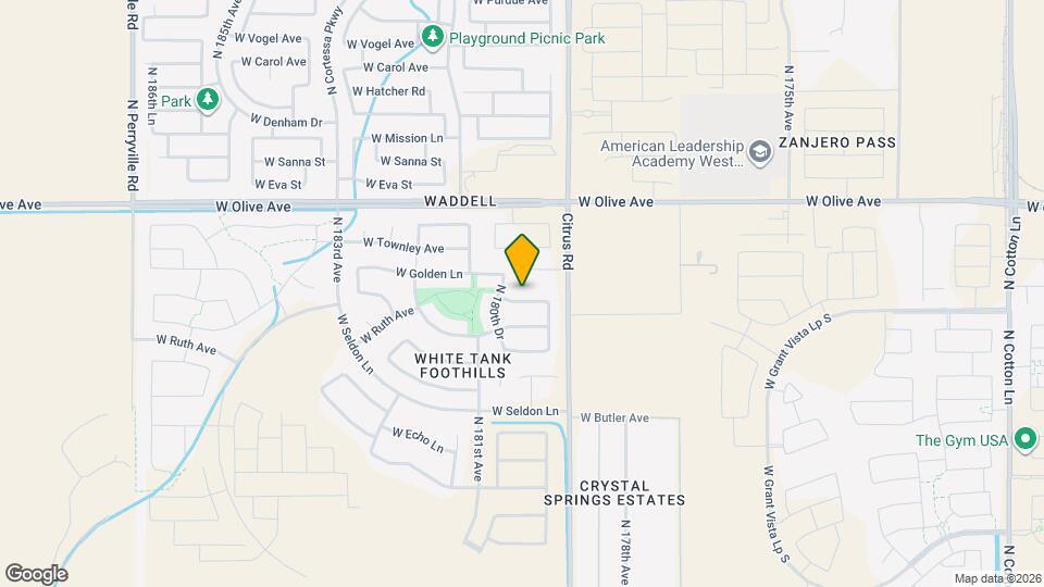 17964 W Lawrence Ln Map and Location Details