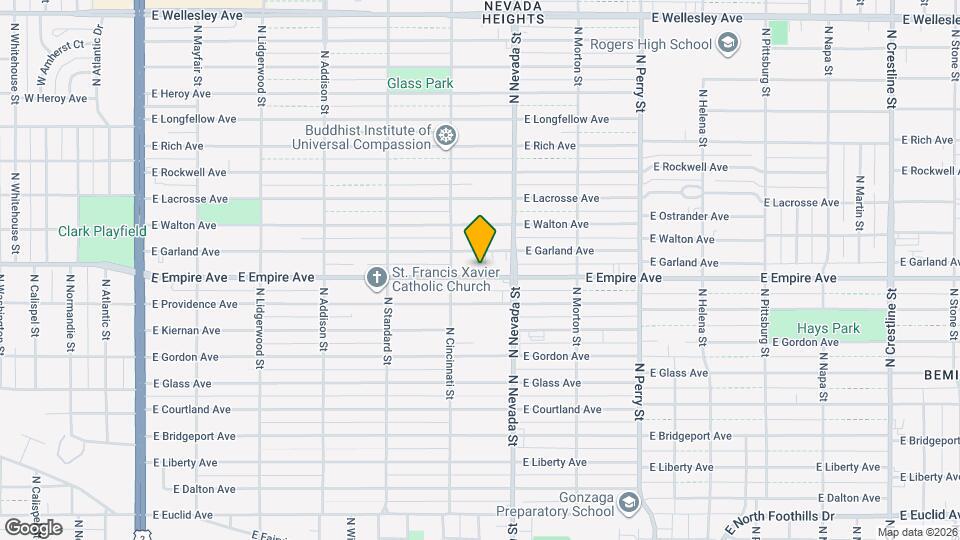 827 E Empire Ave Map and Location Details