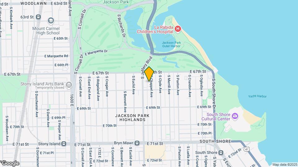 6736 S Chappel Ave, Unit 3 Map and Location Details