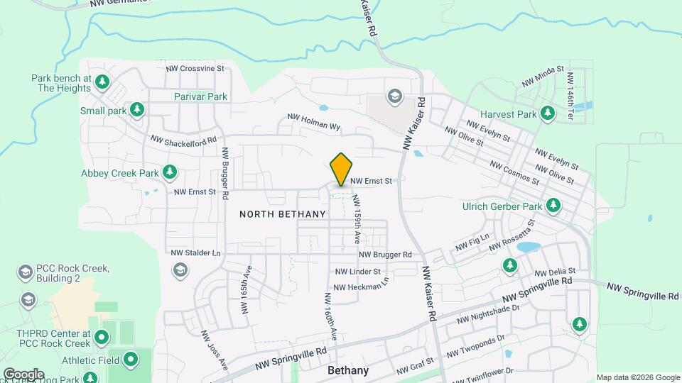 15974 NW Hosmer Ln Map and Location Details
