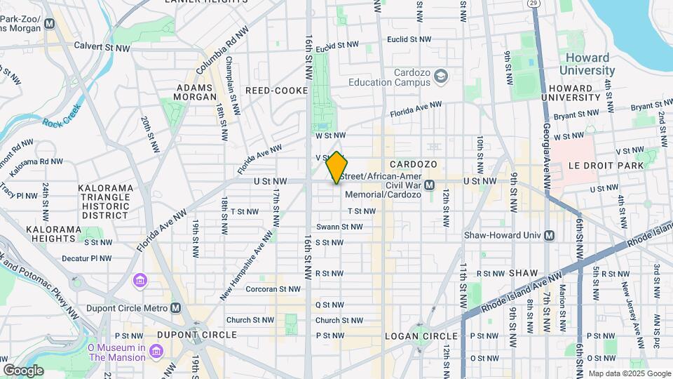 1932 15th St NW Map and Location Details