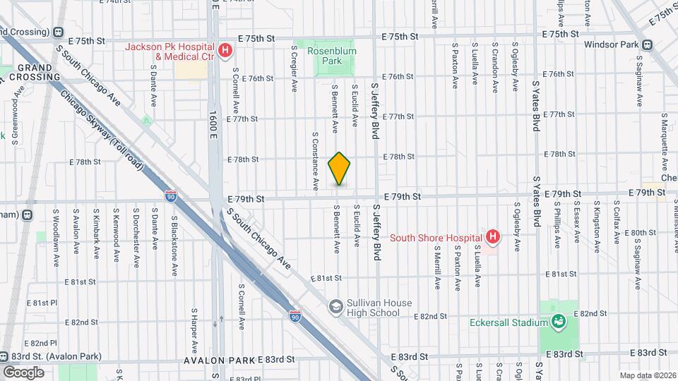 7851 S Bennett Ave Map and Location Details