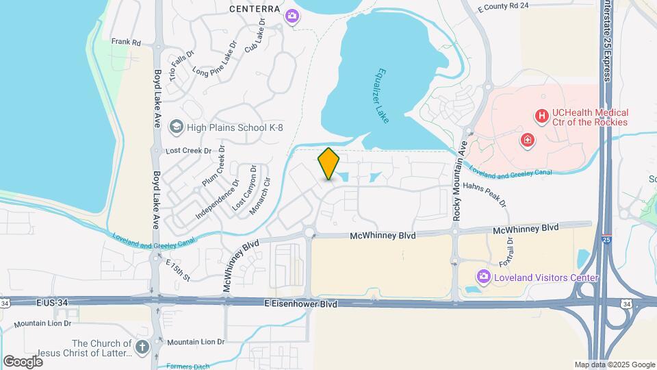 4605 Hahns Peak Dr Map and Location Details