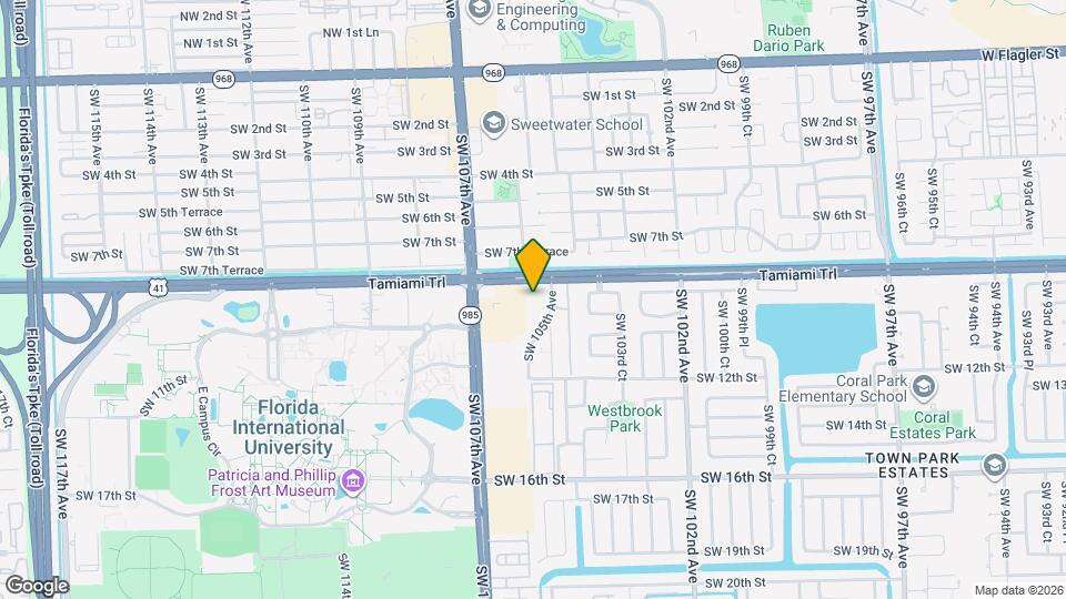 840 SW 105th Ave, Unit 318 Mapa y Detalles de la Ubicación