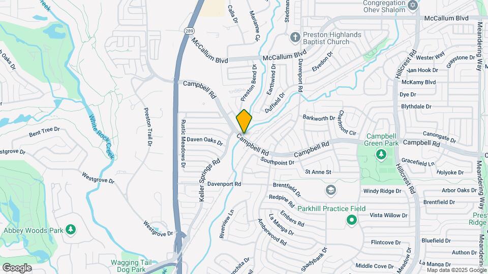 6315 Campbell Rd Map and Location Details