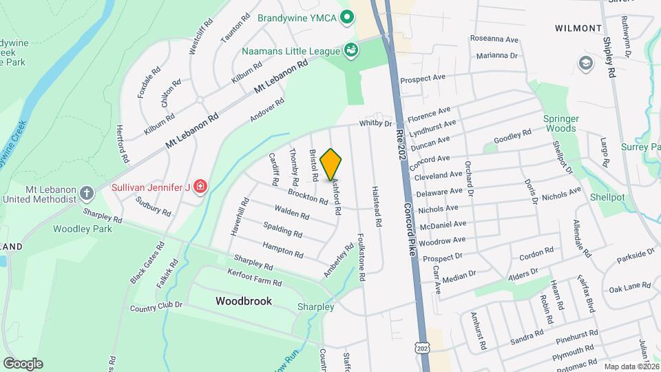 705 Ashford Rd Map and Location Details