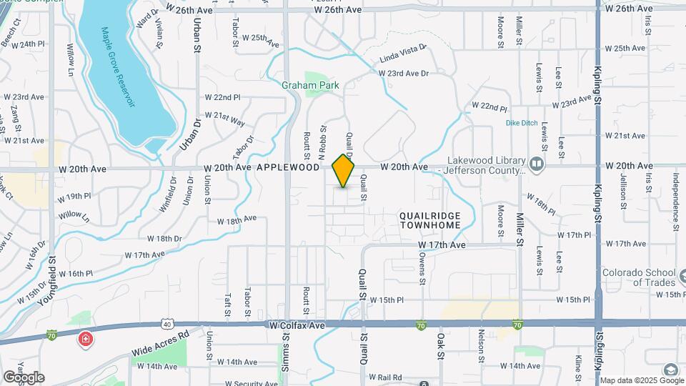 11263 W 18th Ave Map and Location Details