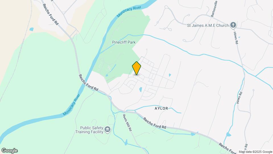 8414 Pine Bluff Rd Map and Location Details