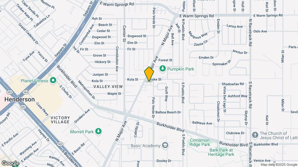 Oakridge Apartments Map and Location Details