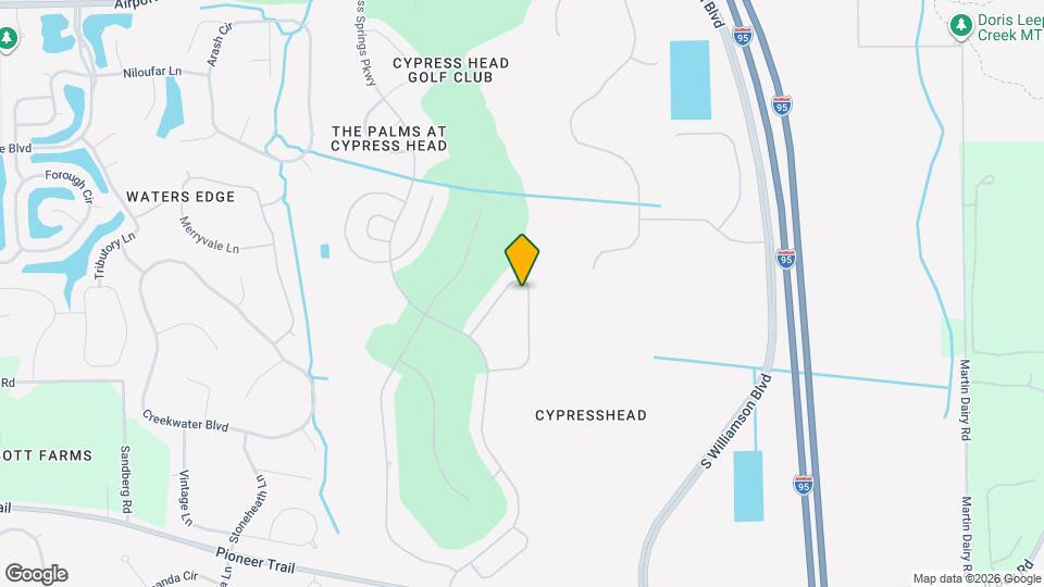 1110 Crystal Creek Dr Map and Location Details