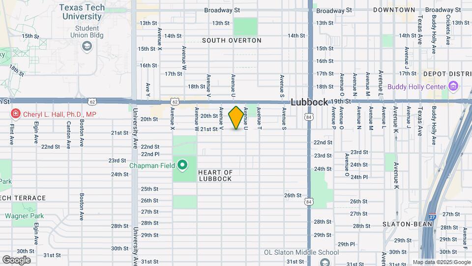 2109 21st St Map and Location Details