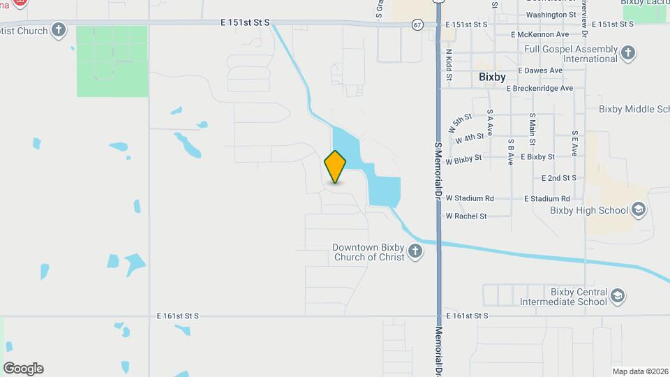 7513 E 156th Pl S Map and Location Details