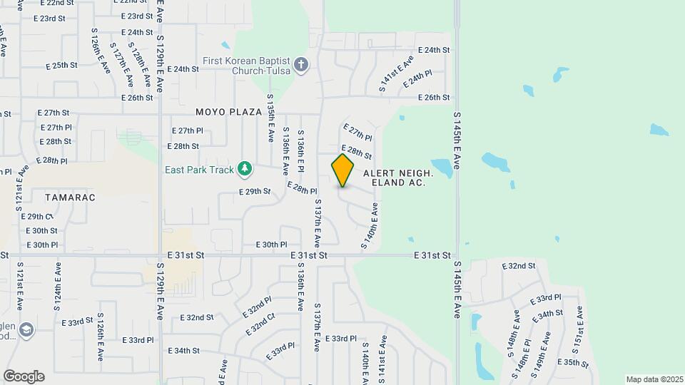 2915 S 138th E Ave Map and Location Details