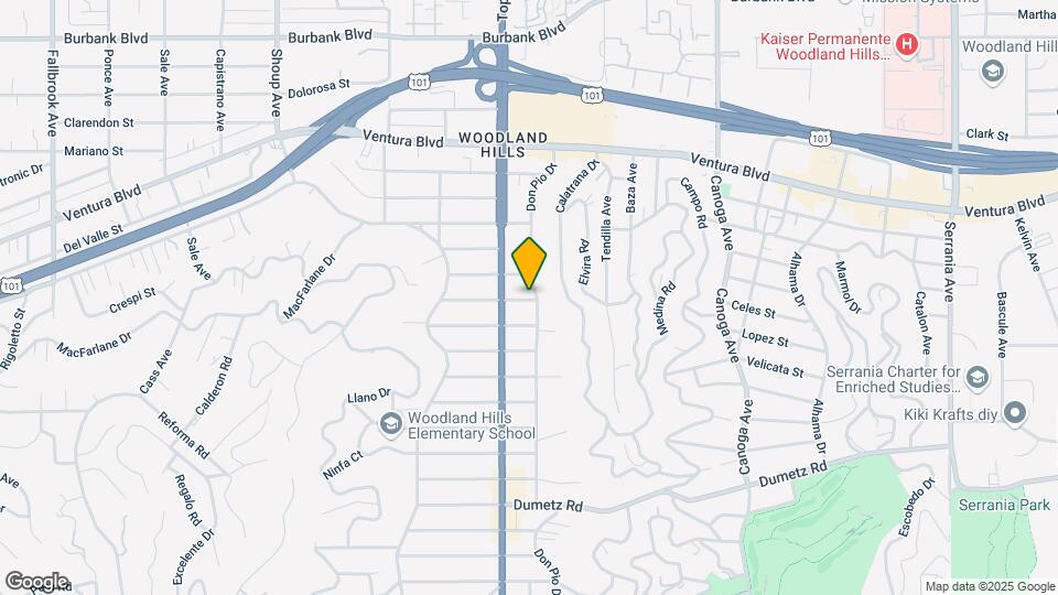 5163 Don Pio Dr Map and Location Details
