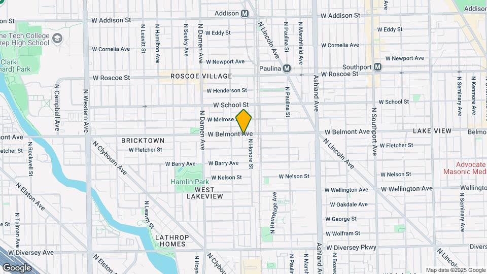 1831 W Belmont Ave Map and Location Details