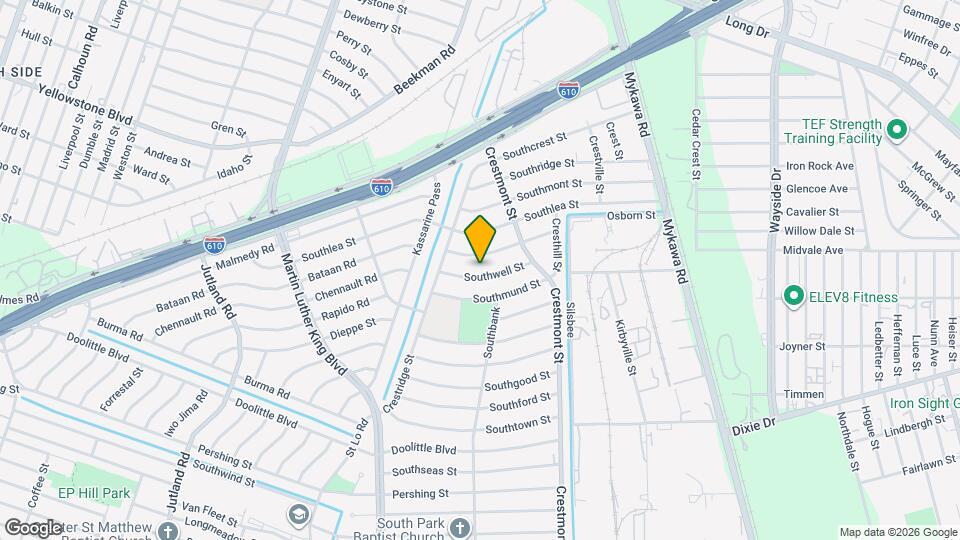 5839 Southwell St Map and Location Details