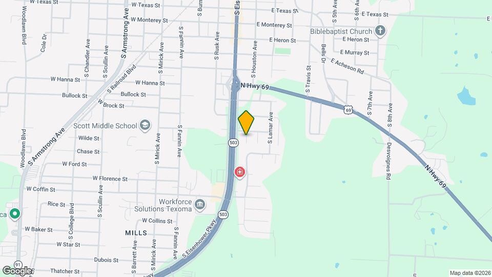 1921 Ave A Map and Location Details