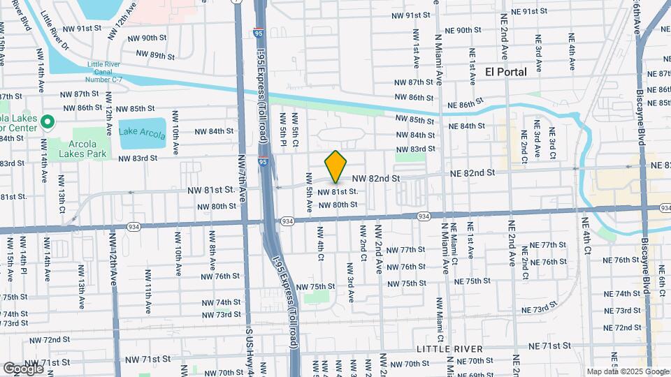 401 NW 81st St Mapa y Detalles de la Ubicación