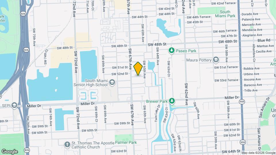 6566 SW 52nd Ter Mapa y Detalles de la Ubicación