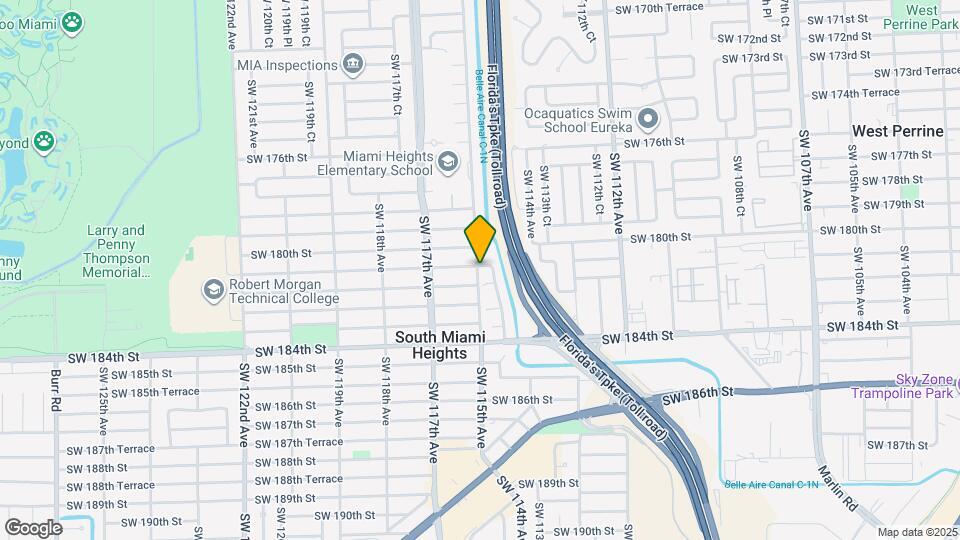 11482 SW 181st St Map and Location Details