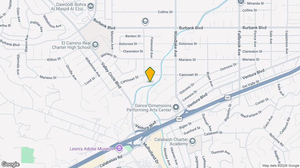 23338 Los Encinos Way Map and Location Details