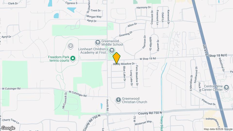 649 Rocky Meadow Dr Map and Location Details