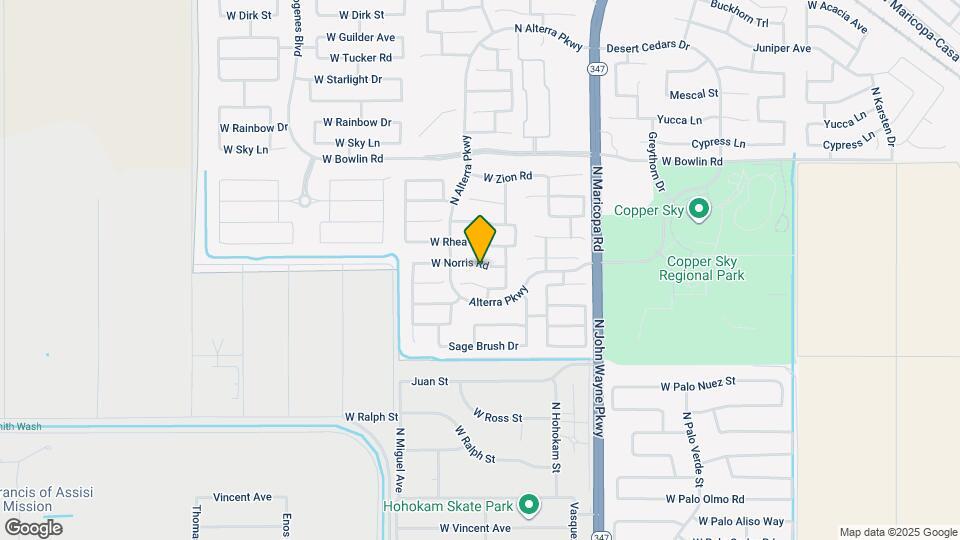 45167 W Norris Rd Map and Location Details