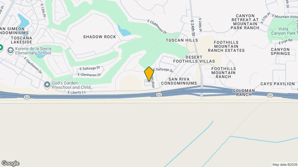 2032 E Windsong Dr Map and Location Details