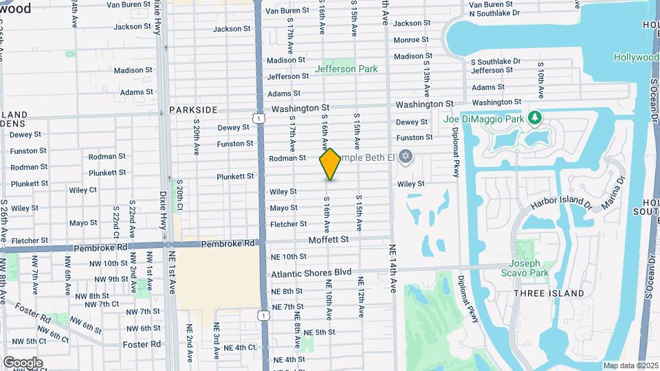 1321 S 16th Ave Map and Location Details