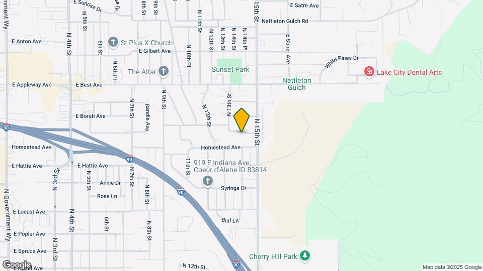 1410 E McFarland Ave Map and Location Details