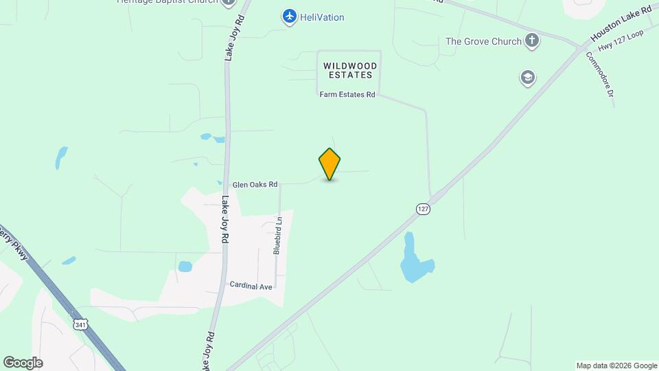 124 Glen Oaks Rd Map and Location Details