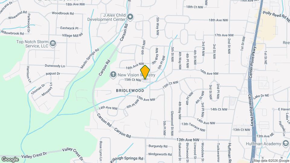 612 15th Ct NW Mapa y Detalles de la Ubicación