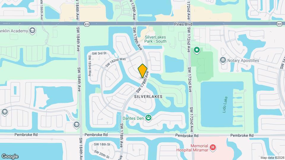 611 SW 178th Way Map and Location Details